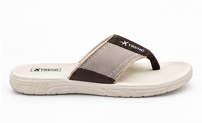 Beige thong sandals for men - photo 2
