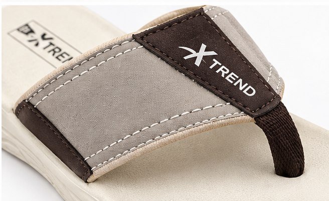 Beige thong sandals for men - photo 4