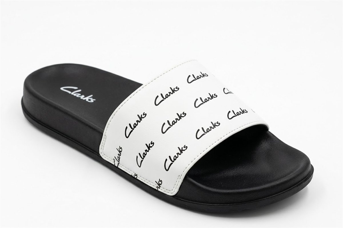 Black and white print slides for men - photo 1