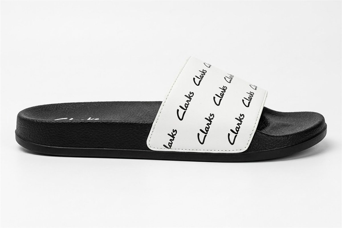 Black and white print slides for men - photo 2