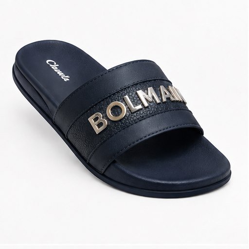 Navy metal letter slides for men - photo 1