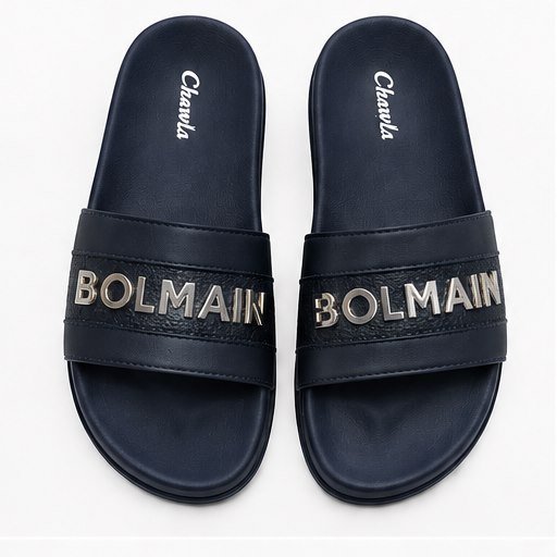 Navy metal letter slides for men - photo 3