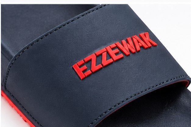 Navy and red slides for men - photo 4